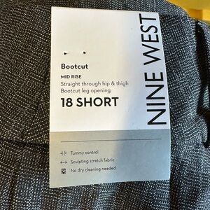 Nine West Charcoal Bootcut Trousers